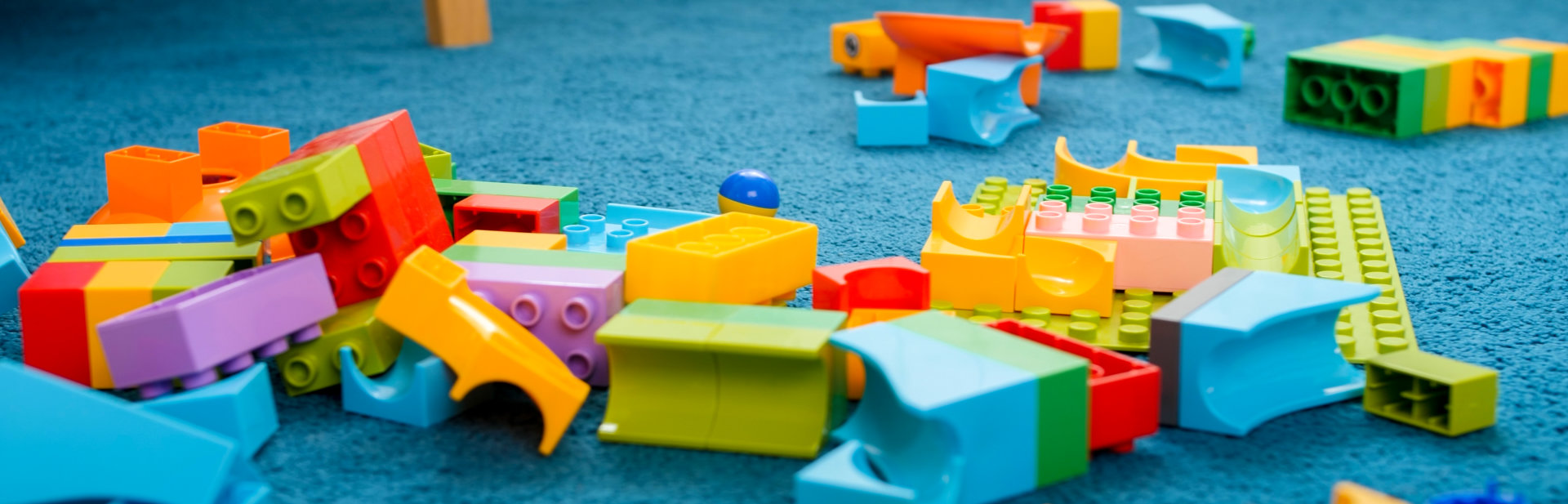 playing blocks